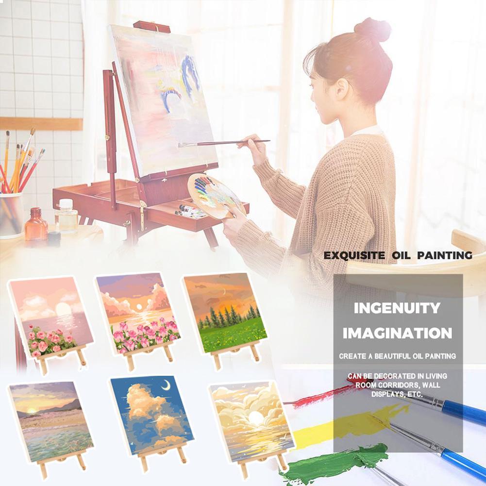 DIY Paint by Numbers Kit for A - Art Craft Number recension och pris